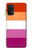 W3887 Lesbian Pride Flag Hülle Schutzhülle Taschen und Leder Flip für Samsung Galaxy A32 4G