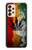 W3890 Reggae Rasta Flag Smoke Hülle Schutzhülle Taschen und Leder Flip für Samsung Galaxy A33 5G