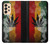W3890 Reggae Rasta Flag Smoke Hülle Schutzhülle Taschen und Leder Flip für Samsung Galaxy A33 5G