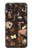 W3877 Dark Academia Hülle Schutzhülle Taschen und Leder Flip für Samsung Galaxy A40