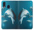 W3878 Dolphin Hülle Schutzhülle Taschen und Leder Flip für Samsung Galaxy A40