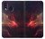 W3897 Red Nebula Space Hülle Schutzhülle Taschen und Leder Flip für Samsung Galaxy A40