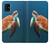 W3899 Sea Turtle Hülle Schutzhülle Taschen und Leder Flip für Samsung Galaxy A41