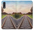 W3866 Railway Straight Train Track Hülle Schutzhülle Taschen und Leder Flip für Samsung Galaxy A50