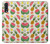 W3883 Fruit Pattern Hülle Schutzhülle Taschen und Leder Flip für Samsung Galaxy A50