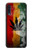 W3890 Reggae Rasta Flag Smoke Hülle Schutzhülle Taschen und Leder Flip für Samsung Galaxy A50
