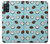 W3860 Coconut Dot Pattern Hülle Schutzhülle Taschen und Leder Flip für Samsung Galaxy A51 5G