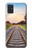 W3866 Railway Straight Train Track Hülle Schutzhülle Taschen und Leder Flip für Samsung Galaxy A51 5G