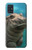 W3871 Cute Baby Hippo Hippopotamus Hülle Schutzhülle Taschen und Leder Flip für Samsung Galaxy A51 5G