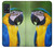 W3888 Macaw Face Bird Hülle Schutzhülle Taschen und Leder Flip für Samsung Galaxy A51 5G
