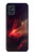 W3897 Red Nebula Space Hülle Schutzhülle Taschen und Leder Flip für Samsung Galaxy A51 5G
