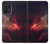 W3897 Red Nebula Space Hülle Schutzhülle Taschen und Leder Flip für Samsung Galaxy A52s 5G