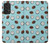 W3860 Coconut Dot Pattern Hülle Schutzhülle Taschen und Leder Flip für Samsung Galaxy A53 5G