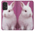 W3870 Cute Baby Bunny Hülle Schutzhülle Taschen und Leder Flip für Samsung Galaxy A53 5G