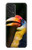 W3876 Colorful Hornbill Hülle Schutzhülle Taschen und Leder Flip für Samsung Galaxy A53 5G
