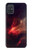 W3897 Red Nebula Space Hülle Schutzhülle Taschen und Leder Flip für Samsung Galaxy A71 5G