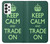 W3862 Keep Calm and Trade On Hülle Schutzhülle Taschen und Leder Flip für Samsung Galaxy A73 5G