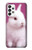 W3870 Cute Baby Bunny Hülle Schutzhülle Taschen und Leder Flip für Samsung Galaxy A73 5G