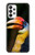 W3876 Colorful Hornbill Hülle Schutzhülle Taschen und Leder Flip für Samsung Galaxy A73 5G