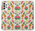 W3883 Fruit Pattern Hülle Schutzhülle Taschen und Leder Flip für Samsung Galaxy A73 5G