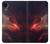 W3897 Red Nebula Space Hülle Schutzhülle Taschen und Leder Flip für Samsung Galaxy A03 Core