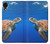 W3898 Sea Turtle Hülle Schutzhülle Taschen und Leder Flip für Samsung Galaxy A03 Core