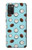 W3860 Coconut Dot Pattern Hülle Schutzhülle Taschen und Leder Flip für Samsung Galaxy A03S