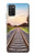 W3866 Railway Straight Train Track Hülle Schutzhülle Taschen und Leder Flip für Samsung Galaxy A03S