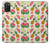 W3883 Fruit Pattern Hülle Schutzhülle Taschen und Leder Flip für Samsung Galaxy A03S