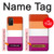 W3887 Lesbian Pride Flag Hülle Schutzhülle Taschen und Leder Flip für Samsung Galaxy A03S