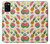 W3883 Fruit Pattern Hülle Schutzhülle Taschen und Leder Flip für Samsung Galaxy A02s, Galaxy M02s  (NOT FIT with Galaxy A02s Verizon SM-A025V)