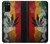 W3890 Reggae Rasta Flag Smoke Hülle Schutzhülle Taschen und Leder Flip für Samsung Galaxy A02s, Galaxy M02s  (NOT FIT with Galaxy A02s Verizon SM-A025V)