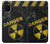 W3891 Nuclear Hazard Danger Hülle Schutzhülle Taschen und Leder Flip für Samsung Galaxy A02s, Galaxy M02s  (NOT FIT with Galaxy A02s Verizon SM-A025V)