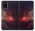 W3897 Red Nebula Space Hülle Schutzhülle Taschen und Leder Flip für Samsung Galaxy A02s, Galaxy M02s  (NOT FIT with Galaxy A02s Verizon SM-A025V)