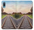 W3866 Railway Straight Train Track Hülle Schutzhülle Taschen und Leder Flip für Samsung Galaxy A04, Galaxy A02, M02