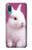 W3870 Cute Baby Bunny Hülle Schutzhülle Taschen und Leder Flip für Samsung Galaxy A04, Galaxy A02, M02