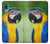 W3888 Macaw Face Bird Hülle Schutzhülle Taschen und Leder Flip für Samsung Galaxy A04, Galaxy A02, M02