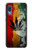 W3890 Reggae Rasta Flag Smoke Hülle Schutzhülle Taschen und Leder Flip für Samsung Galaxy A04, Galaxy A02, M02
