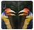 W3876 Colorful Hornbill Hülle Schutzhülle Taschen und Leder Flip für Samsung Galaxy A01