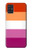 W3887 Lesbian Pride Flag Hülle Schutzhülle Taschen und Leder Flip für Samsung Galaxy A51