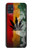 W3890 Reggae Rasta Flag Smoke Hülle Schutzhülle Taschen und Leder Flip für Samsung Galaxy A51