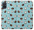 W3860 Coconut Dot Pattern Hülle Schutzhülle Taschen und Leder Flip für Samsung Galaxy A71