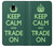 W3862 Keep Calm and Trade On Hülle Schutzhülle Taschen und Leder Flip für Samsung Galaxy J7 (2018), J7 Aero, J7 Top, J7 Aura, J7 Crown, J7 Refine, J7 Eon, J7 V 2nd Gen, J7 Star