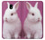 W3870 Cute Baby Bunny Hülle Schutzhülle Taschen und Leder Flip für Samsung Galaxy J7 (2018), J7 Aero, J7 Top, J7 Aura, J7 Crown, J7 Refine, J7 Eon, J7 V 2nd Gen, J7 Star