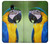 W3888 Macaw Face Bird Hülle Schutzhülle Taschen und Leder Flip für Samsung Galaxy J7 (2018), J7 Aero, J7 Top, J7 Aura, J7 Crown, J7 Refine, J7 Eon, J7 V 2nd Gen, J7 Star
