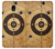 W3894 Paper Gun Shooting Target Hülle Schutzhülle Taschen und Leder Flip für Samsung Galaxy J7 (2018), J7 Aero, J7 Top, J7 Aura, J7 Crown, J7 Refine, J7 Eon, J7 V 2nd Gen, J7 Star