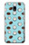 W3860 Coconut Dot Pattern Hülle Schutzhülle Taschen und Leder Flip für Samsung Galaxy J3 (2018), J3 Star, J3 V 3rd Gen, J3 Orbit, J3 Achieve, Express Prime 3, Amp Prime 3