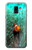 W3893 Ocellaris clownfish Hülle Schutzhülle Taschen und Leder Flip für Samsung Galaxy J6 (2018)