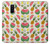 W3883 Fruit Pattern Hülle Schutzhülle Taschen und Leder Flip für Samsung Galaxy A6 (2018)