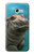 W3871 Cute Baby Hippo Hippopotamus Hülle Schutzhülle Taschen und Leder Flip für Samsung Galaxy A5 (2017)